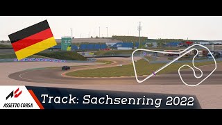 Assetto Corsa  Track Sachsenring 2022 [upl. by Rudy]