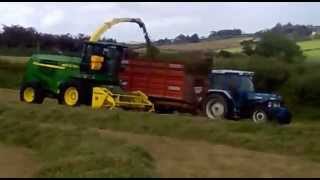 CYRIL MAGUIRE AGRI CONTRACTOR lifting silage co cork [upl. by Rese998]