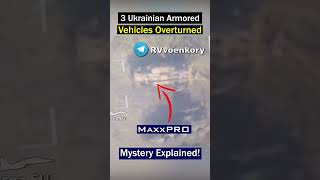 Ukrainian Overturned Armored Convoy Vehicles What Caused This Mishap [upl. by Diamante]