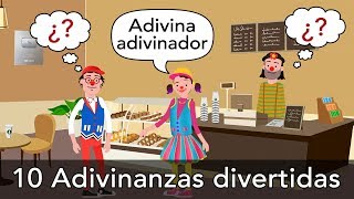 10 Adivinanzas divertidas con los payasos Agapita Cheché y Potoco [upl. by Acenahs]