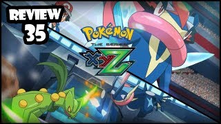 POKÉMON XYZ Anime Folge 35 Review Ash vs Sawyer I ASHQUAJUTSU vs MEGA GEWALDRO GERMAN [upl. by Esmaria]