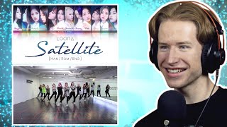 HONEST REACTION to LOONA  위성 Satellite  Dance Practice Video [upl. by Enisamoht320]