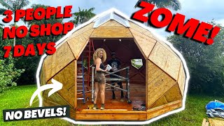 Trillium Domes  How to build a Zome cabin [upl. by Pope]