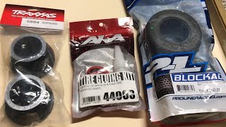 GLUEing Some BRAND NEW Proline BLOCKADE TIRES for My Traxxas Slash 2wd [upl. by Ennovyhs]