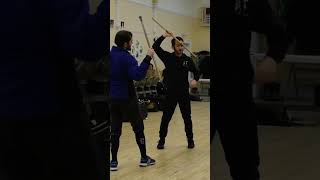 Bataireacht Irish Stick Fighting  Antrim Bata  Inside Parry [upl. by Voccola734]