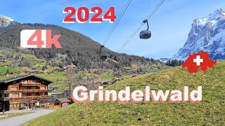 🇨🇭  2024  Winter  SWITZERLAND GRINDELWALD  Part 9  ITSELWALD BRIENZ ZERMATT THUN Suiza 4K [upl. by Barbaresi495]