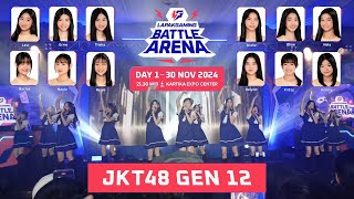 JKT48 Gen 12 Live  LapakGaming Battle Arena 2024 [upl. by Flor]