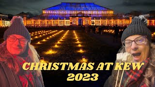 Christmas at Kew Vlog  Kew Gardens  Christmas in London [upl. by Wilkie]