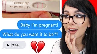 FUNNIEST PREGNANCY TEXTS FAILS [upl. by Dorkus]