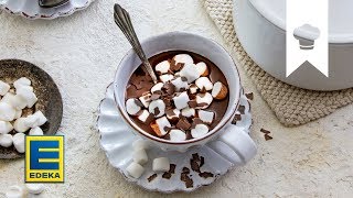 Heiße Schokolade Rezept  Mit Marshmallows und Schokoraspeln  EDEKA [upl. by Aimehs159]