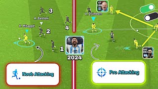 4 NEW ATTACKING TIPS 🌟😱  eFOOTBALL 2024 Mobile [upl. by Haym]