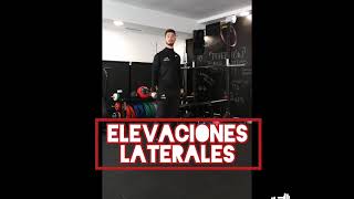 ELEVACIONES LATERALES CON MANCUERNAS Tutorial de Ejercicios DUMBBELL LATERAL RAISES [upl. by Niledam820]