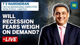 Tata Steel Q4 Results MD amp CEO TV Narendran On Quarterly Performance Recession Fears Steel Demand [upl. by Ailadi]