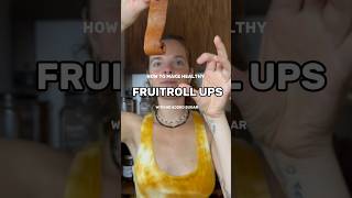 HOW TO MAKE FRUIT ROLL UPS AT HOME homemadefood fromscratch healthyfruitrollups healthytreat [upl. by Eselehs]