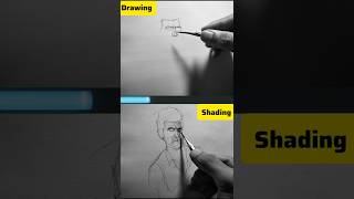 Quick Drawing amp Shading Process drawing shading quicksketch shorts art portrait [upl. by Tracey485]