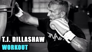 TJ Dillashaw training for UFC 217  Hard Workout [upl. by Campman22]