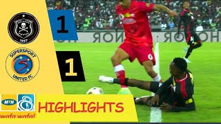 Orlando Pirates Vs Supersport United  MTN8 Quarter Final  Highlights [upl. by Yrot]