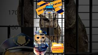 Detective Bibib the Owl part 3 🕵️‍♂️❤️ funnyanimals funnyvideo funny funnypets cute animals [upl. by Hultgren]