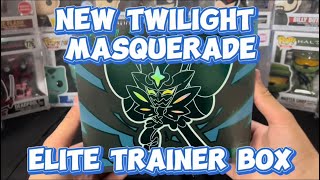 New Pokemon Twilight Masquerade Elite Trainer Box Unboxing [upl. by Pierette984]