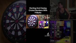 Starting and closing the cricket numbers with 9 marks darts [upl. by Olivia]