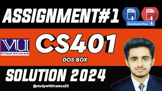 CS401 Assignment No 1 Solution 2024  CS401 Assignment 1 CS401 Solution  NOVEMBER 2024 SOLUTION [upl. by Thisbee]