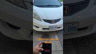 Bought TEMU LEDs for my Honda Fit shorts [upl. by Rekcut]