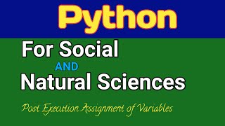 Python  Variables  Constants  Variable inititiolization  Variables declaration  Post Exection [upl. by Mandy]