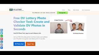 US Visa Lottery  Free Photo Checker Tool [upl. by Lelia]