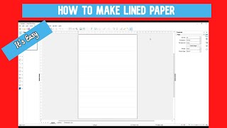 How to Make Lined Paper  Its so EASY [upl. by Nyrahs]