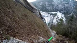 GoPro Planica Downhill Bike 112 kmh [upl. by Airb530]