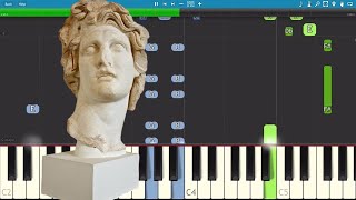 Macintosh Plus Piano Tutorial  How To Play MACINTOSH PLUS  リサフランク420  現代のコンピュー [upl. by Letniuq]