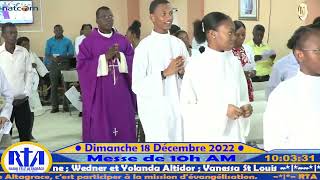 4ème dimanche de lAvent  Messe de 10h AM du dimanche 18 décembre 2022 [upl. by Newhall817]