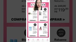 Melhores promoções de hoje Beleza na Web e Época Cosméticos blackfriday [upl. by Tertias]