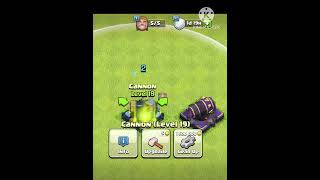 LEVEL 1 TO 21 CANON amp RICOCHET CANON MAXX clashofclans coc gaming RICOCHETCANON [upl. by Harli954]