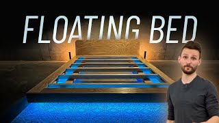 DIY Floating Platform Bed Frame at IKEA Price [upl. by Chaker]