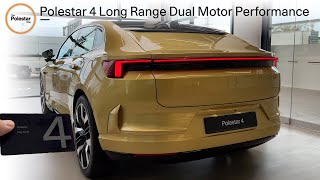 🆕 Polestar 4 25 Long Range Dual Motor Performance  Exterior amp Interior [upl. by Glavin238]