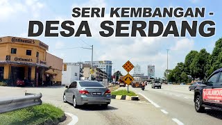 MRT Serdang Raya Selatan Seri Kembangan  Lebuhraya Sungai Besi  Serdang  Taman Desa Serdang [upl. by Blaise968]