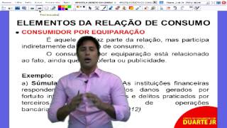 Direito do Consumidor – Definição de Consumidor e Fornecedor  Prof Duarte Jr  Aula 0214 [upl. by Hilton]