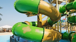 SPIRAL Water Slide at Energylandia Water Park in Poland [upl. by Abra]