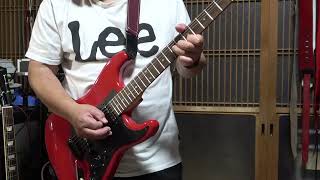 〖希少〗オーバードライブ内蔵！ カワイ楽器 Kawai Rockoon Super Material Guitar 【Schallerピックアップ搭載】 002 [upl. by Ahsinev]