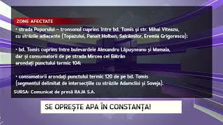 Se opreşte apa în Constanţa  LITORAL TV [upl. by Agueda]