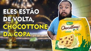 CHOCOTTONE DA COPA E PANETONE SABOR STRUDEL DE MAÇÃ  CHOCOTTONE MAXI BAUDUCCO [upl. by Dorrahs105]