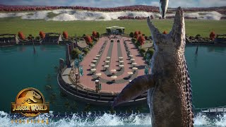 Mosasaurus Lagoon Speedbuild  Jurassic World Evolution 2 [upl. by Donohue801]