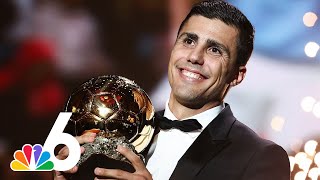 Rodri Hernández wins 2024 Mens Ballon dOr [upl. by Latta]