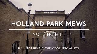 Holland Park Mews  Notting Hill  W11 London Mews House  Lurot Brand [upl. by Arykat]