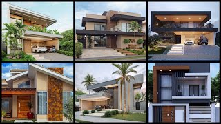 43 IDÉIAS IMPERDÍVEIS DE FACHADAS DE CASAS MODERNAS [upl. by Iroj]