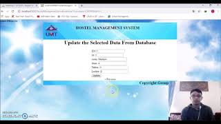 Hostel Management System Simple Project [upl. by Marala]