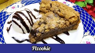 Pizookie Recipe in Urdu Hindi Giant Chocolate Chip Cookie Recipe in UrduChocolate Filled Pizookie [upl. by Tlok463]