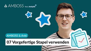 Vorgefertigte Stapel an Anki verwenden  AMBOSS [upl. by Gael]