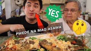 SARCIADONG TILAPIA MUKBANG  KWENTONG NANAY [upl. by Aeriell]